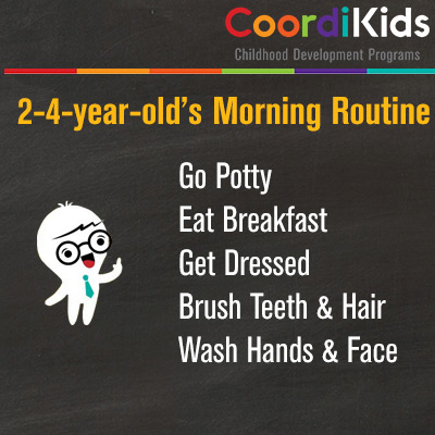 Morning Routine Chart For 5 Year Old