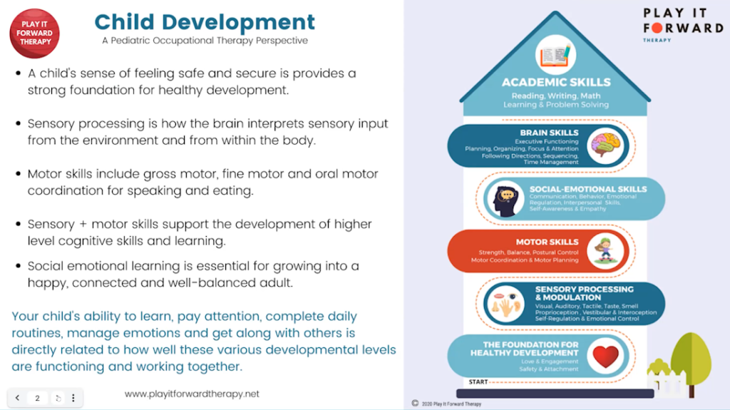 OT for Autism graphic of framework